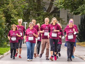 Team of the CCC at the Cancer Research Run ©MedUni Vienna/Christian Houdek